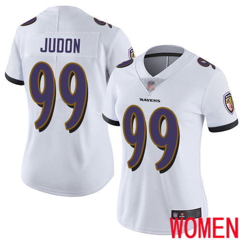 Baltimore Ravens Limited White Women Matt Judon Road Jersey NFL Football 99 Vapor Untouchable